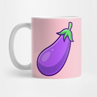 Eggplant Vegetable Cartoon Mug